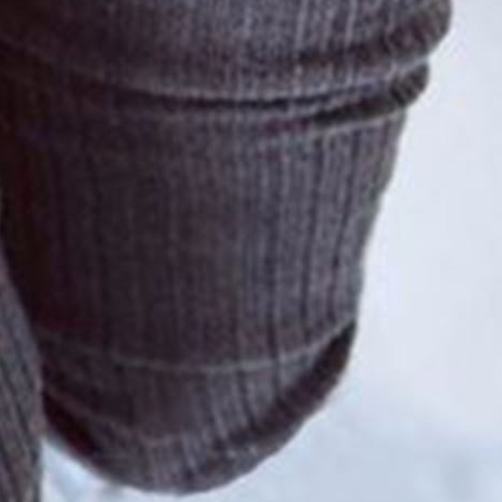 New Gray Over Knee Knitting Warm Socks - Picture 3 of 3